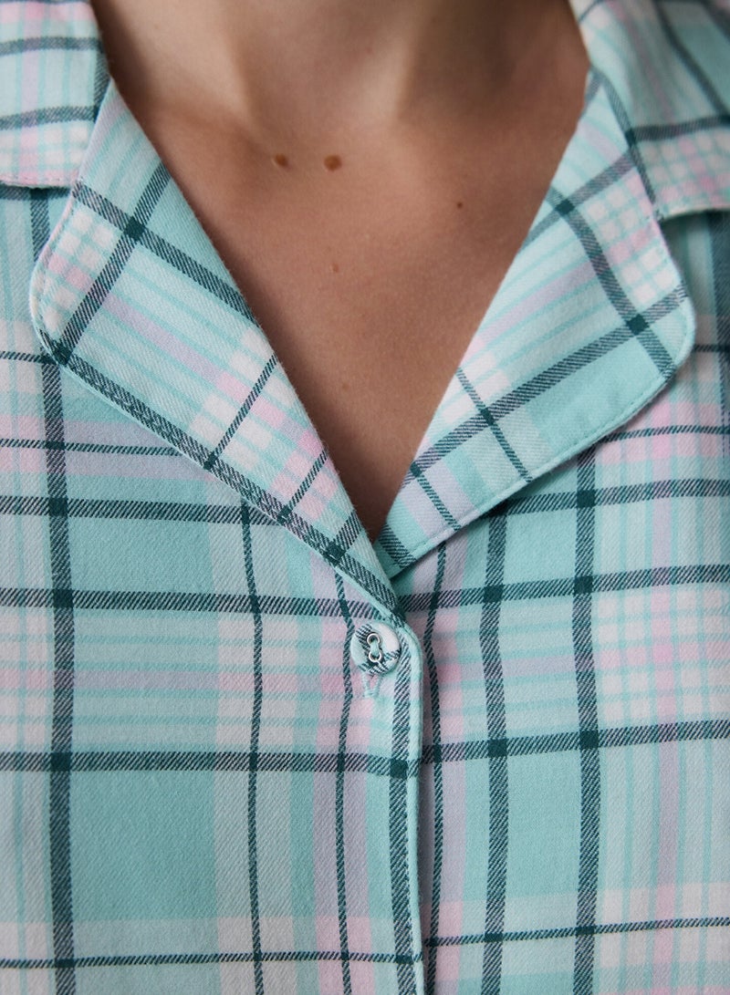 بنتي طقم بيجامة بأكمام طويلة وياقة مربعة من إيلي - Image 3